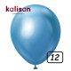 12 inch balloon chrome Blue 50 pcs