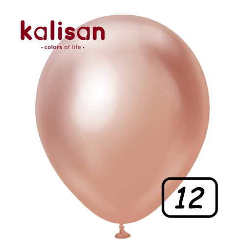 12 inch balloon chrome Rose Gold 50 pcs 12 inch balloon chrome Rose Gold 50 pcs