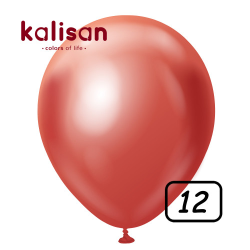 12 inch balloon chrome Red 50 pcs
