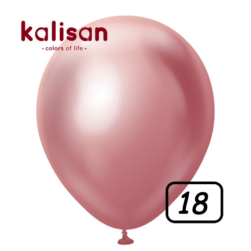 18 inch balloon chrome Pink 25 pcs