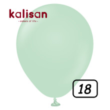 18 inch balloon Macaron Matte Green 25 pcs