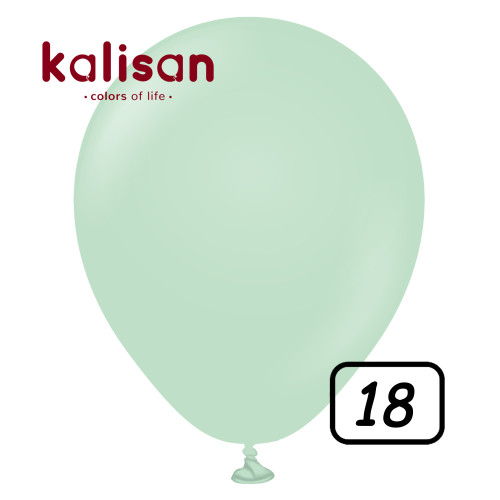 18 inch balloon Macaron Matte Green 25 pcs