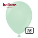 18 inch balloon Macaron Matte Green 25 pcs