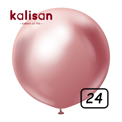 24 inch balloon chrome Pink 2 pcs