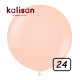 24 inch balloon Macaron Matte Salmon 2 pcs