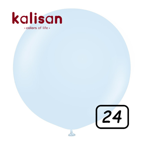 24 inch balloon Macaron Matte Baby Blue 2 pcs