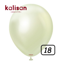 18 inch balloon chrome Green Gold 25 pcs