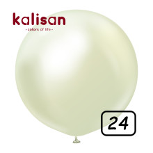 24 inch balloon chrome Green Gold 2 pcs