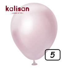 5 inch balloon chrome Pink Gold 100 pcs