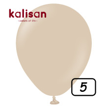 5 inch balloon Standard Hazelnut 100 pcs