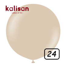 24 inch balloon Standard Hazelnut 2 pcs