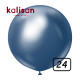 24 inch balloon chrome Navy 2 pcs