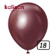 18 inch balloon chrome Burgundy 25 pcs