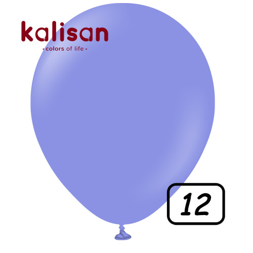 12 inch balloon Standard Periwinkle - 100 pcs
