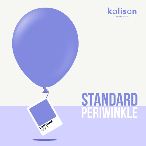 12 inch balloon Standard Periwinkle - 100 pcs