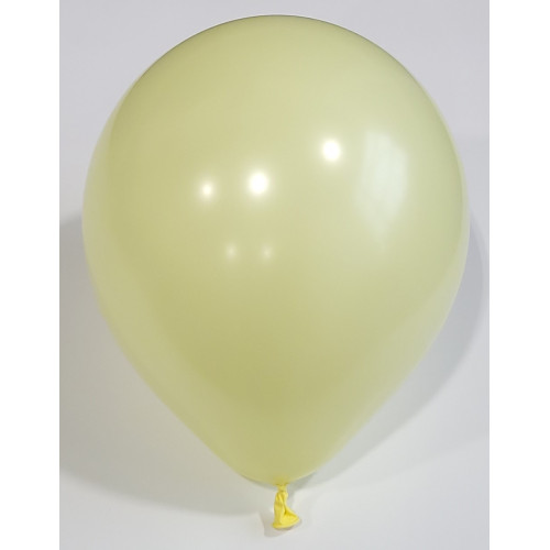 12 inch balloon Macaron Matte Yellow 100 pcs
