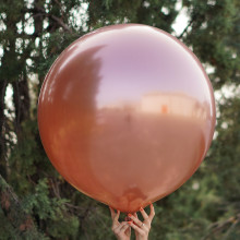 12 inch balloon chrome Rose Gold 50 pcs