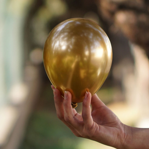 5 inch balloon chrome Gold 100 pcs 5 inch balloon chrome Gold 100 pcs