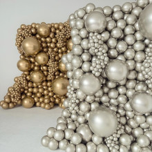 18 inch balloon chrome White Gold 25 pcs