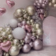 5 inch balloon chrome Pink Gold 100 pcs