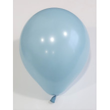 5 inch Retro Latex Balloons Blue Glass - 100 Pcs