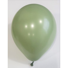 5 inch Retro Latex Balloons Eucalyptus - 100 Pcs