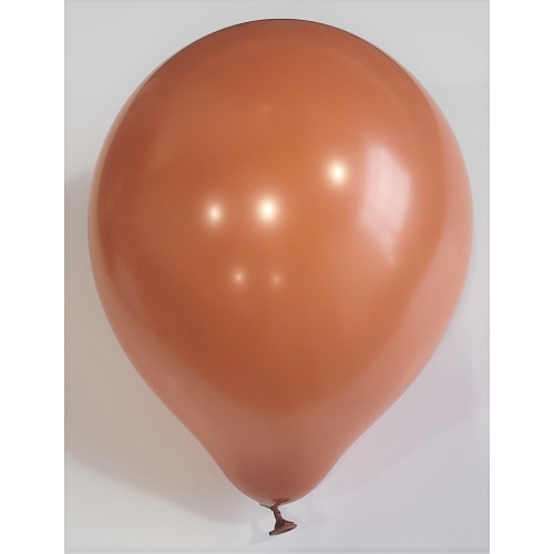 18 inch Retro Latex Balloons Rust Orange - 25 Pcs