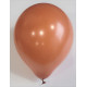 18 inch Retro Latex Balloons Rust Orange - 25 Pcs