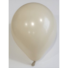 18 inch Retro Latex Balloons White Sand - 25 Pcs