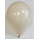 18 inch Retro Latex Balloons White Sand - 25 Pcs