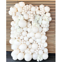 18 inch Retro Latex Balloons White - 25 Pcs