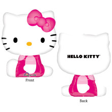 27 inch Hello Kitty Shape (Side Pose) SuperShape™ XL® Foil balloon
