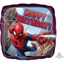 18 inch Spider-Man Happy Birthday ® balloon 18 inch Spider-Man Happy Birthday ® balloon