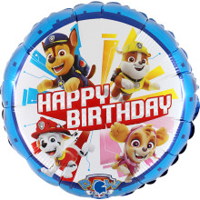 18 inch R18 Paw Patrol-Happy Birthday hd Foil balloon 18 inch R18 Paw Patrol-Happy Birthday hd Foil balloon