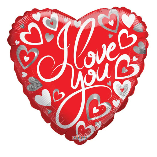 18 inch BV ILY HEARTS