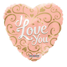 18 inch BV LOVE YOU ROSE GOLD