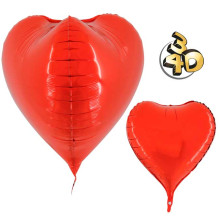 23 inch Heart Red 3D Foil Balloons 23 inch Heart Red 3D Foil Balloons