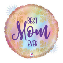 18 inch Opal Best Mom Foil balloon