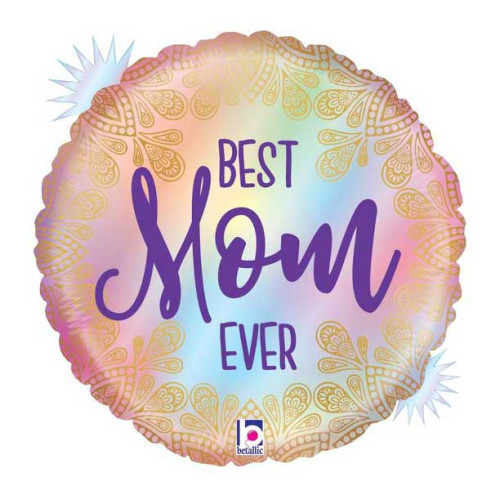 بالون عيد الأم الوان قوس قوزح 18 إنش