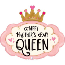 37 inch Mother's Day Crown Foil balloon