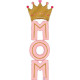 60 inch Special Delivery Mom Crown Foil balloon