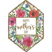 30 inch Mother's Day Terrarium Foil balloon