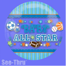 بالون مولود ولادي شكل كورة 26 إنش