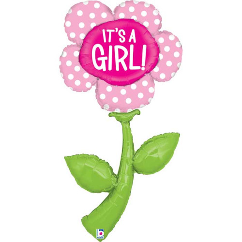 60 inch Fresh Picks It's a Girl Foil balloon 60 inch Fresh Picks It's a Girl Foil balloon