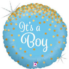 18 inch Glittering It’s A Boy Foil balloon