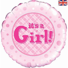 18 inch It's a Girl Foil balloon