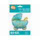 23 inch Foil balloon Baby Carriage, blue