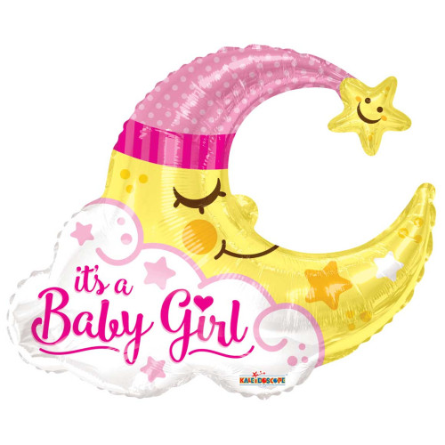 36 inch PR BABY GIRL MOON SHAPE GB 36 inch PR BABY GIRL MOON SHAPE GB
