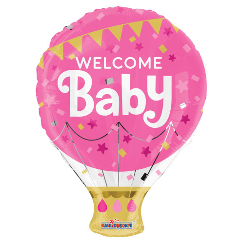 18 inch PR WELCOME BABY PINK SHAPE 18 inch PR WELCOME BABY PINK SHAPE