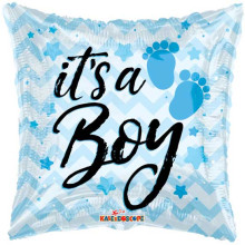 18 inch BV IT'S A BOY CHEVRON